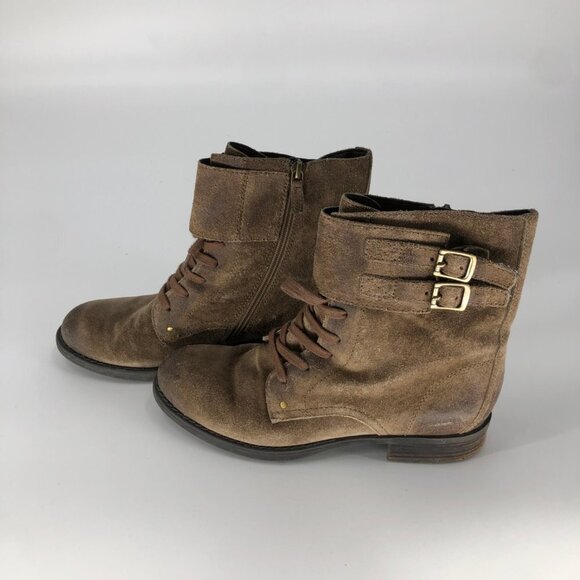 Franco Sarto Womens Panax Combat Shoes Size 7.5 - Picture 8 of 10